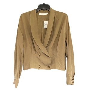 ASTR the Label Double Breast Crop Light Blazer